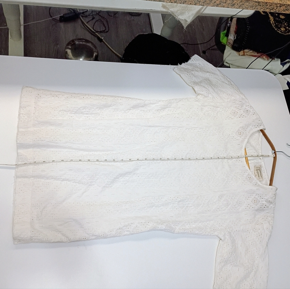 Current Elliot White Cotton Lace Dress - Picture 10 of 13